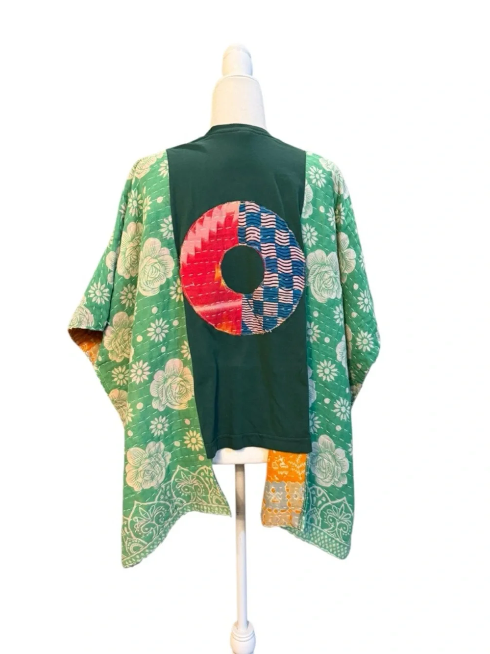 Handcrafted Upcycled PHISH Kantha Tunic NWT One Size - Picture 11 of 16